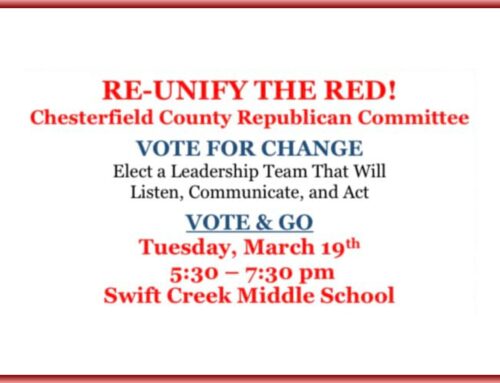 It’s Time to Vote! – Chesterfield Election Begins in 30 Minutes (5:30-7:30PM)